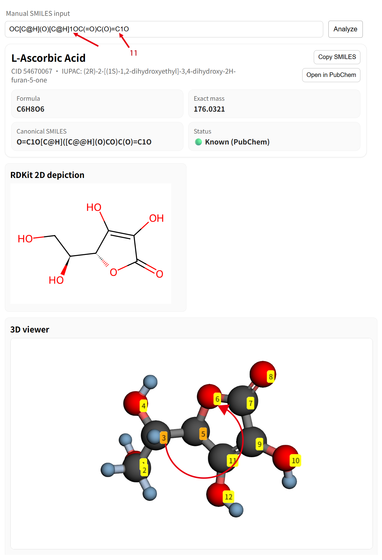 Vitamin C second stereocenter image